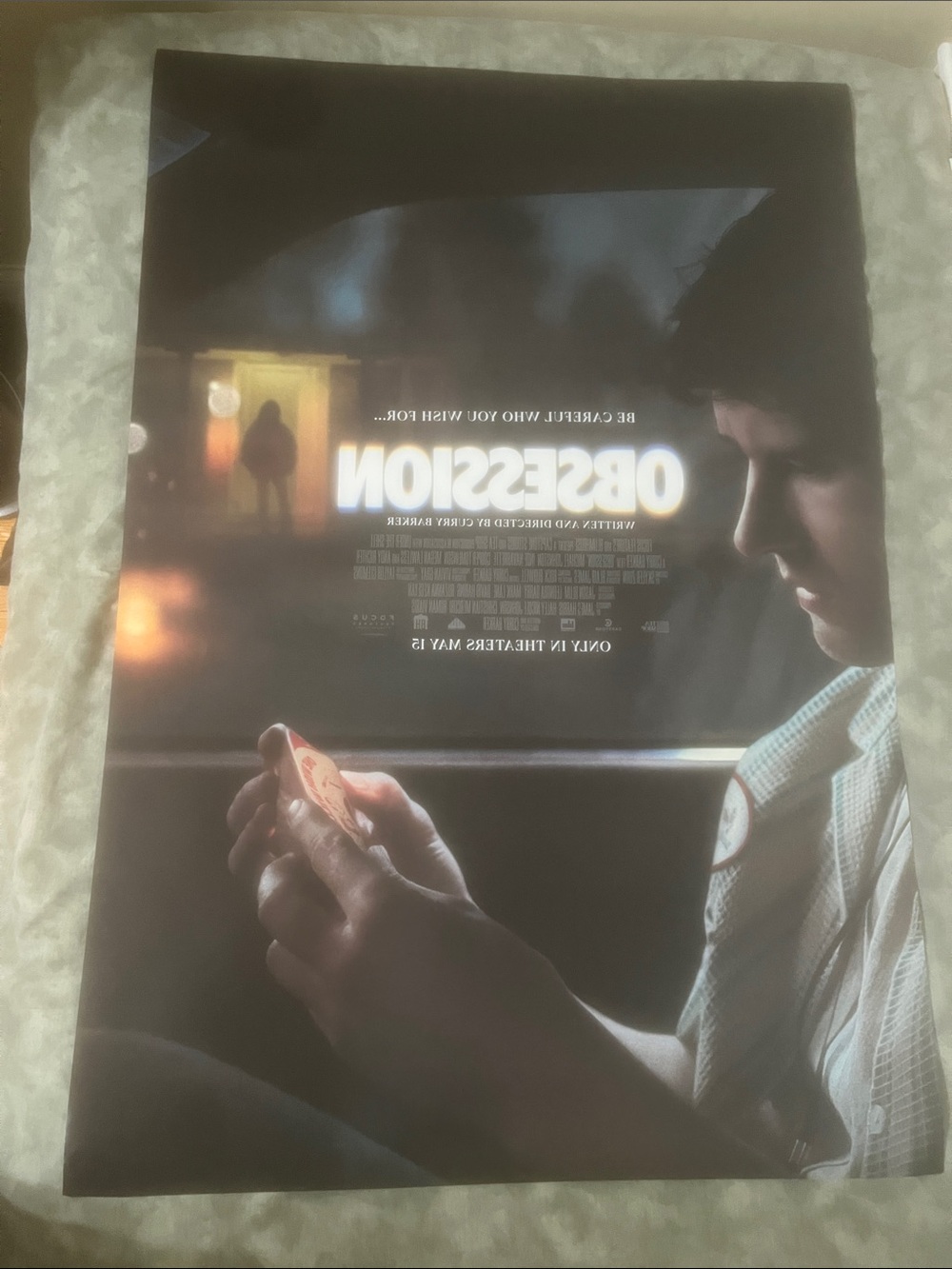 Obsession 27x40 Movie Poster Orig DS Double Sided Curry Barker NM - Picture 2 of 7